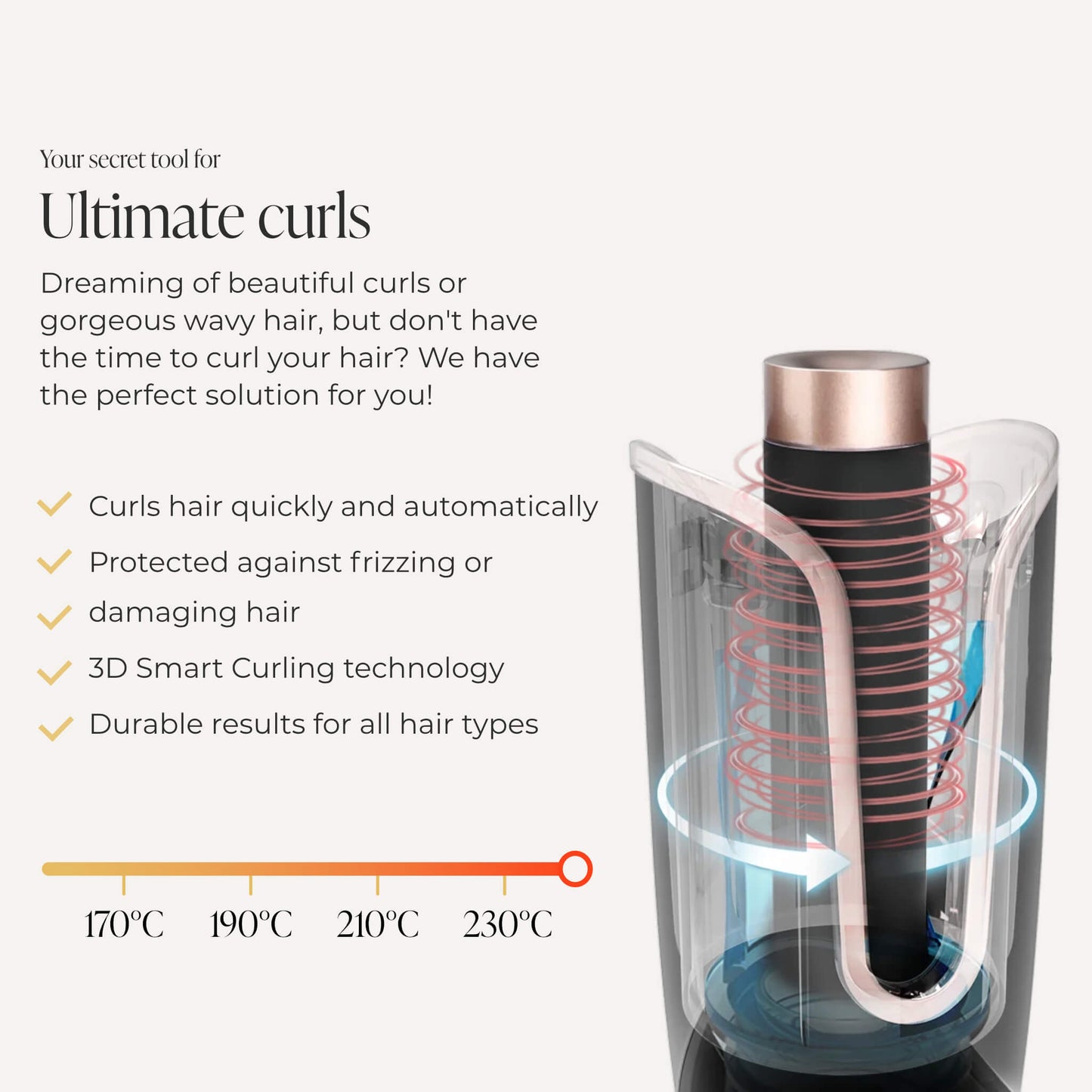 Comforth Curler Pro - Automatic Curling Iron