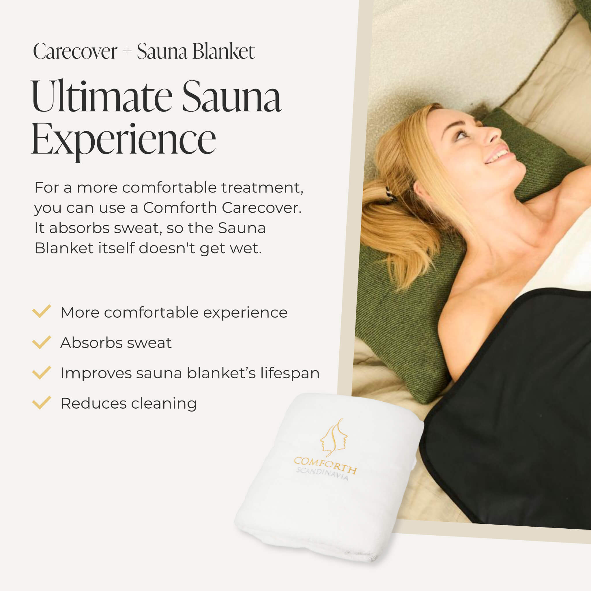 Carecover for Sauna blanket