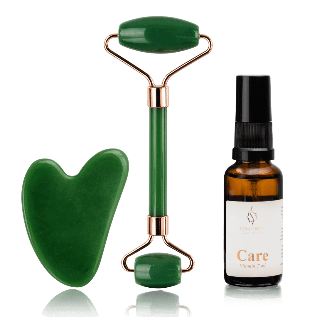 Gua Sha Set + Vitamin F Oil